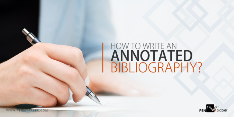 Write an Annotated Bibliography