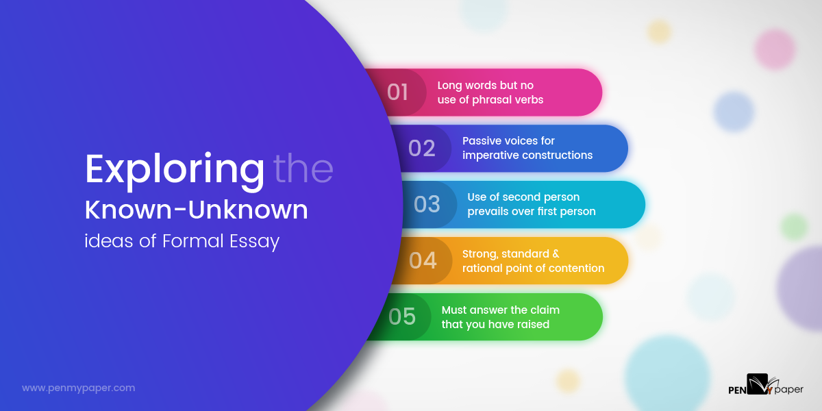 how to write Formal Essay